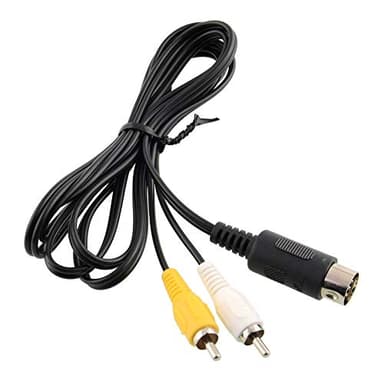 CHILDMORY - Cable de Audio AV de 1 metro, Compatible con Mega Drive Genesis 1, para Conectar a TV, Cable de Juego Retro