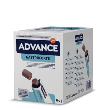 ADVANCE Suplemento Nutricional para Perros Gastroforte, Caja de 100 Partículas de 5 gr