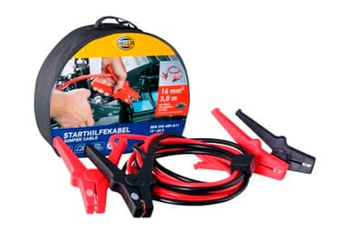 HELLA Cables de arranque bateria - 12V / 24V - 220A - Cable: 3m - con protección contra sobretensiones - 8KS 236 689-011