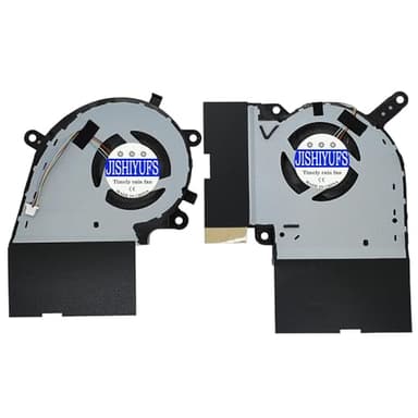 JISHIYUFS - Ventilador de refrigeración para ASUS ROG Strix G731 G731G G731GW G17 G712 G712LU G712LV G712LW G712LWS G532L G712L G732LW FMMT DFSDK22105 182 l. MMU DFSCK22115181L 12V 1A