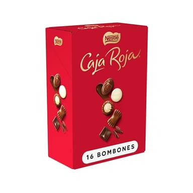 NESTLÉ CAJA ROJA bombón de chocolate con leche surtido estuche 143 g
