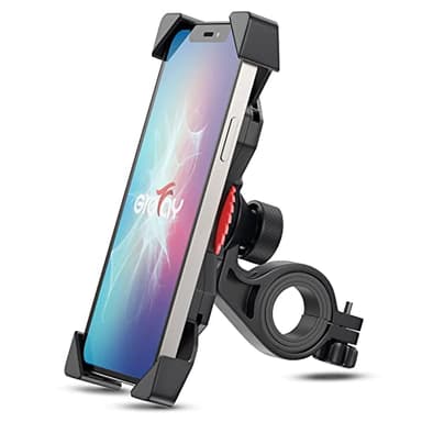 Grefay Soporte Movil Bicicleta Universal Soporte Movil Moto para Manillar Soporte Teléfono Moto para 3.5"-6.5" Smartphones con Rotación 360°