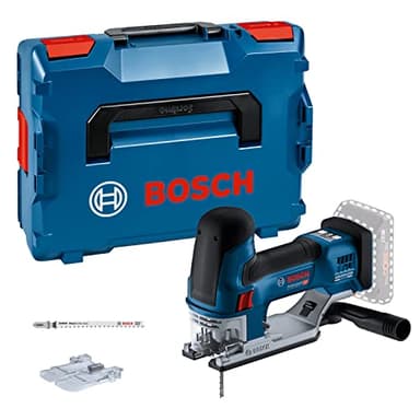 Bosch Professional 18V System GST 18V-155 SC - Sierra de calar a batería (3800 cpm, profundidad 135 mm, sin bateria, en L-BOXX)