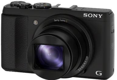 Sony Cyber-Shot DSC-HX50V - Cámara compacta de 20.4 MP (Pantalla de 3", Zoom óptico 30x, WiFi, GPS), Negro