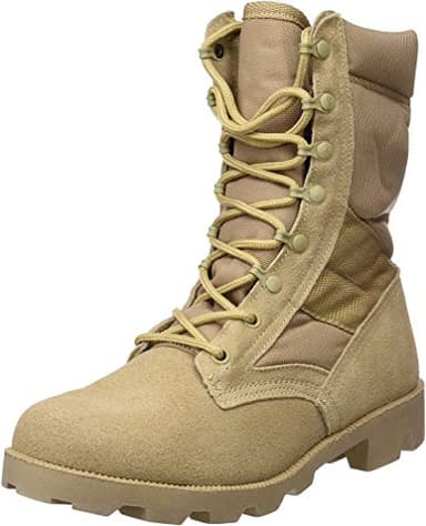 US Army Desert Combat Jungle Patrol Botas de ante para hombre Beige EU 43