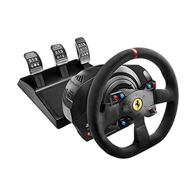 Thrustmaster T300 Ferrari Integral, Volante Para PS4/PS3/PC, Tamaño Único, Negro