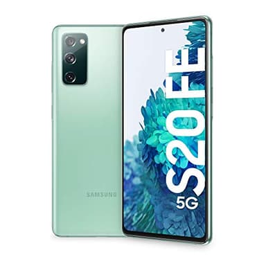 Samsung Smartphone Galaxy S20 FE con Pantalla Infinity-O FHD+ de 6,5 Pulgadas, 6 GB de RAM y 128 GB de Memoria Interna Ampliable, Batería de 4500 mAh y Carga rápida Verde (Reacondicionado)