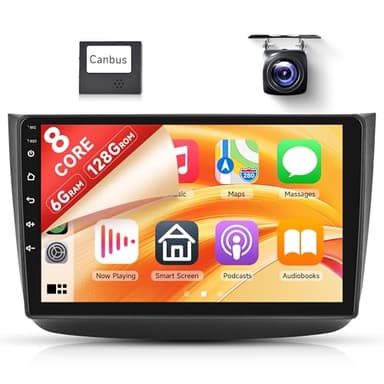 [8 Núcleos 6+128G] Android Radio de Coche para Mercedes Benz Viano 2004-2011/Vito 2010-2015 10 Pulgadas Radio con Wireless Carplay Android Auto GPS WiFi Mirror Link Bluetooth FM/RDS/EQ Cámara Trasera