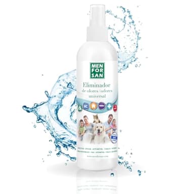 Menforsan - Spray Eliminador de olores 250ml, especial hogar con mascotas, erradica al instante cualquier mal olor, apto para todo tipo de superficies