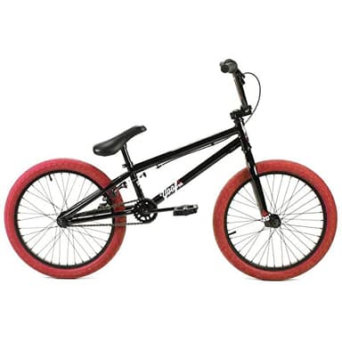 Jet BMX Yoof 20" BMX Bike Gloss Black with Red Tyres