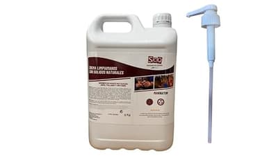 Crema lavamanos para suciedad dificil | limpia manos con solidos naturales para mecanicos 5Kg | Limpieza de Manos muy sucias | Quita Grasa, gasoil, aceites, tintas, pinturas, siliconas, pegamentos