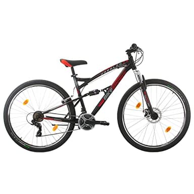 BIKE SPORT LIVE ACTIVE Bikesport Parallax 29 Pulgadas Bicicleta de Montaña Doble Suspensión Hombre, 21 Velocidades (Negro)