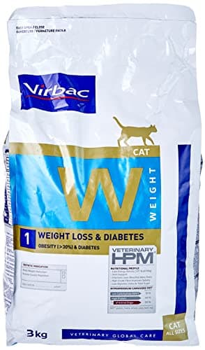 Veterinary Hpm Virbac Hpm Gato W1 Weight Loss&Diabetes 3Kg Virbac 00937 3000 g