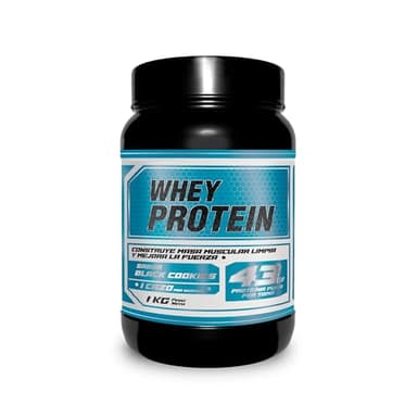 FarmaFusion Whey Protein | Proteína 100% Pura | Aumenta la masa muscular | Con Colágeno + Magnesio | Mejora tus entrenamientos | Proteína en Polvo | 1KG Sabor Galleta