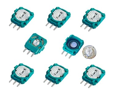 ElecGear 8X ALPS 2.1K Potenciómetro de Repuesto para Mando PS5 / PS4, Sensor de Módulo de Palanca de Control de Resistencia de Ajuste de Reemplazo para Joystick Analógico ALPS con Drift Fix PCB