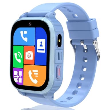 Reloj Inteligente Niño GPS con vídeo 1,83“Pantalla HD 4G y Llamadas telefónicas, SOS, con localización en Tiempo Real y Modo Escolar, Smartwatch niños GPS y Llamadas de 5 a 14 años