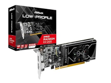 ASRock RX 6400 LP 4GB retail retail - 4.096 MB (90-GA53ZZ-00UANF)