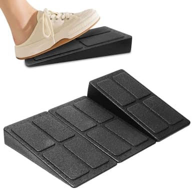 Mumjooyi Set de 3 Slant Board de Estiramiento Ajustable Tabla Inclinada para Estirar Las Piernas Pies Cuña Sentadillas Tablero Inclinado Camilla de Pantorrilla para Estirar Tendón Aquiles y Fascia