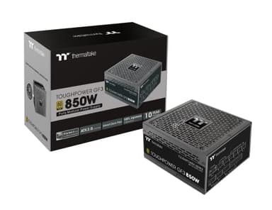 Thermaltake Toughpower GF 3 850W | PC ATX 3.0 Power Supply | PCIe Gen 5.0 | 80-Plus-Gold | Fully Modular | Quiet 140 Fan | EU Certified | Black
