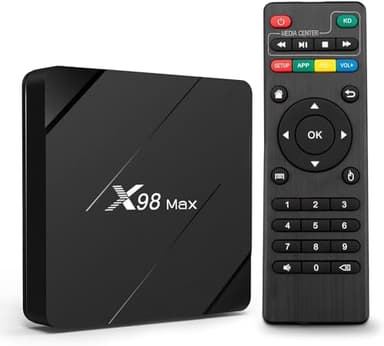Puersit Android TV Box 10.0, X96Mini up to X98Max TV Box WiFi 2GB/ 16GB con Allwinner H313, Smart TV Box Compatible con 4K HD con Chipset de Cuatro Núcleos, Reproductor Multimedia de Streaming