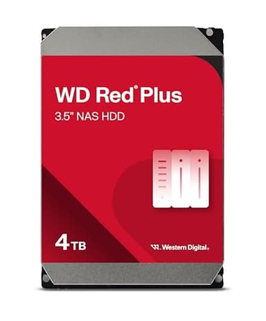 Western Digital 4 TB Disco Duro WD Red Plus, Disco Duro NAS