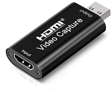 Capturadora Video capturadora hdmi,USB a hdmi Vídeo Game Capture 1080P Transmisión en Vivo de Transmisión de Vídeo para Juegos, Transmisión, Enseñanza, Videoconferencia