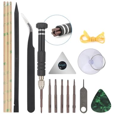 RongZy 8 en 1 Pantalla Eliminación Shell Apertura Palanca Destornillador y Kit de Spudger Reparacion Desmontar Herramientas Moviles Adecuado para Redmi Note 11s,Note 9,para Redmi 9,A20E,A21S,A22,A12