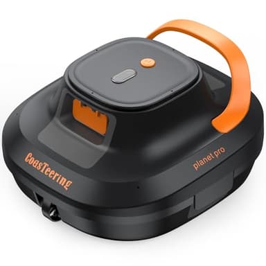 Coasteering Robot Limpiafondos Piscina sin Cable, Aspirador Piscina Dura 120 Minuto, Succión Potente, Estacionamiento Automático, Robot Piscina para Piscinas Planas sobre el Suelo de hasta 120 m²