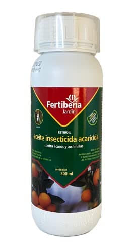 Aceite Insecticida Acaricida contra Ácaros y Cochinillas FERTIBERIA, 500 ml