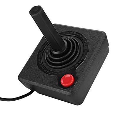 Joystick de Espectro ZX Vintage Atari USB Space Invaders 2600 Retroatari Original Gemstik Juegos Cableado Trampa Controlador de Juego Consola de 9 Pines Flashback Oro Edición del