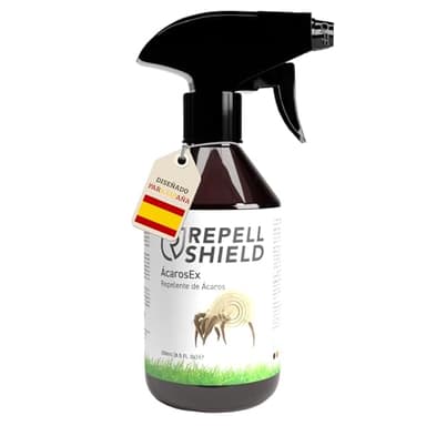 RepellShield® Spray Antiacaros - Uso Interior y Exterior - Anti Acaros Ideal para Colchones, Sofás, Almohadas y Ropa de Cama - 250ml - No Mancha - Fórmula Segura y Natural para un Hogar Sin Ácaros