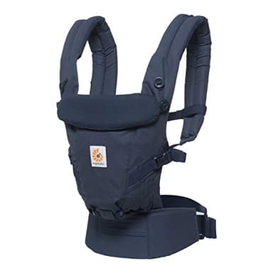 Ergobaby Mochila Portabebés Ergonómicas para Recién Nacido a 20kg, Adapt 3-Posiciones (Midnight Blue) (BCAPEAMIDBLU)