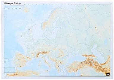 Grupo Erik - Pack 10 Mapas Mudos Europa Politica Fisica