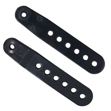 UP100 1 par 140 mm & 5,5 pulgadas Correas de escalera de lengüeta de punta de encuadernación de snowboard negras para sistema de encuadernación de snowboard
