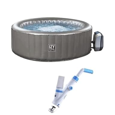 NETSPA IZY - Pack de spa hinchable, 2+1 plazas + aspiradora