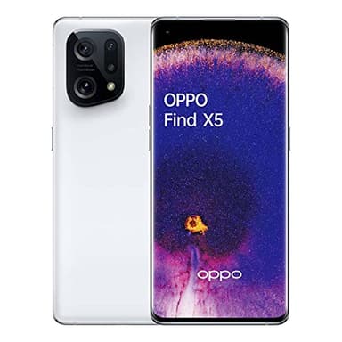 Oppo Find X5 5G - Smartphone 256GB, 8GB RAM, Dual Sim, White (Reacondicionado)