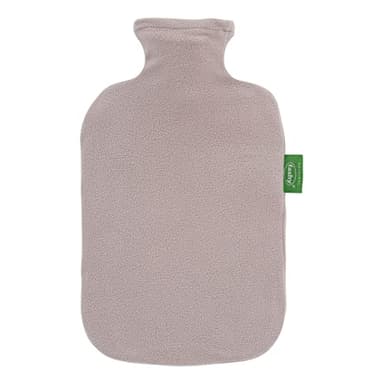 Fashy Bolsa de agua caliente de 2,0 l con funda de forro polar 100% reciclado de poliéster 67405 25