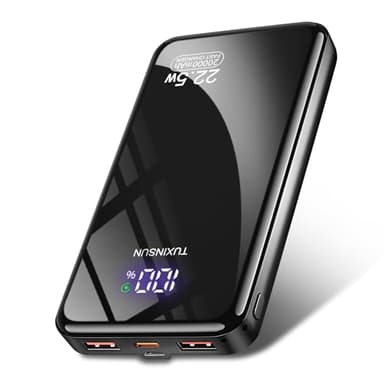 Power Bank 22.5W 20000mAh Bateria Externa Carga Rapida, Bateria Portatil PD3.0 QC4.0, Powerbank USB C Input & Output con Pantalla LCD Compatible con Smartphones smartwatches etc