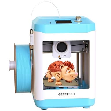 GEEETECH M1 Impresora 3D, Impresora 3D para Principiantes con extrusor de accionamiento Directo de 250 mm/s para Principiantes con Pantalla a Color, Tres Ventiladores de refrigeración