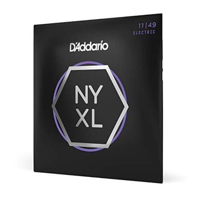 D'Addario Cuerdas Guitarra Electrica | Cuerdas de Guitarra | Cuerdas para Guitarra Eléctrica | NYXL1149 Nickel Wound, Medium, 11-49