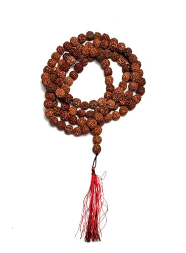HCZ Collar Pulsera Grande Japamala Rudra Natural 108u /03
