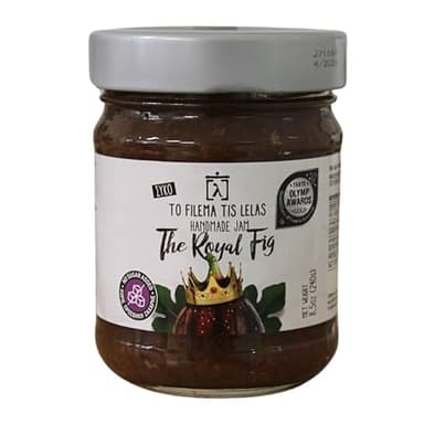 To Filema tis Lelas Mermelada de Higo Casera sin Azúcares Añadidos - The Royal Fig, 240 g