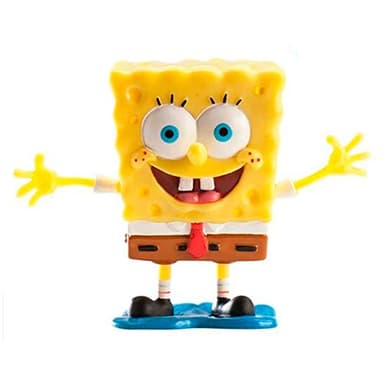 Dekora - Decoración Tartas Figura Bob Esponja PVC - 7,5 cm