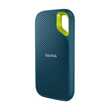 SanDisk 2TB Extreme SSD portátil, USB-C, Memoria de estado sólido NVMe externa, hasta 1050 MB/s, Clasificación IP65 de resistencia al agua y al polvo - Monterey