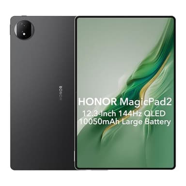 HONOR MagicPad2 Tablet 12GB 256GB,Batería de 10050mAh, 12,3 Pulgadas OLED 144Hz, 8 Altavoces, Android 14, Tablet WiFi Google Service, Blanco