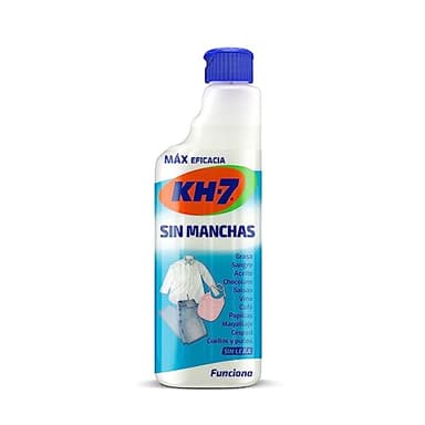 KH-7 Sin Manchas | Quitamanchas Ropa | Elimina Todo Tipo de Manchas | Vino, Chocolate, Tomate, Grasa, Aceite, Sangre, Maquillaje y más | Recambio 715 mL