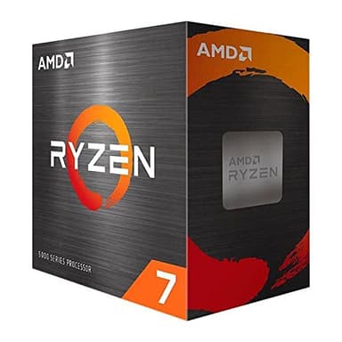 AMD Ryzen 7 5700G Procesador ( tarjeta gráfica Radeon integrada, 8 C/16 T, 65W TDP, Socket AM4, 20MB Caché, Reloj de aumento máx. hasta 4.6 Ghz,con ventilador Wraith Stealh)