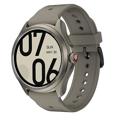 Ticwatch Pro 5 Sandstone Android Smartwatch, Snapdragon W5+ Gen 1 Wear OS Smartwatch, 80 Horas de duración de la batería, GPS Incorporado, brújula 5ATM, NFC No es Compatible con iPhone