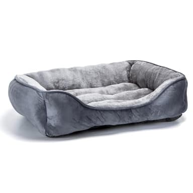 Nobleza Cama Perro Grandes, Cama para Perro Lavable, Cama de Perros Medianos Antideslizantes con Relleno de Fibras Super Suave, Cama para Mascotas Pequeños, 77 * 67cm