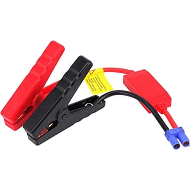 Greluma 1 pieza Cable de puente 200A, reemplazo automotriz Cable de puente de automóvil Abrazadera de clip de cocodrilo al conector EC5 para 12V Portátil de emergencia Coche Jump Starter Booste